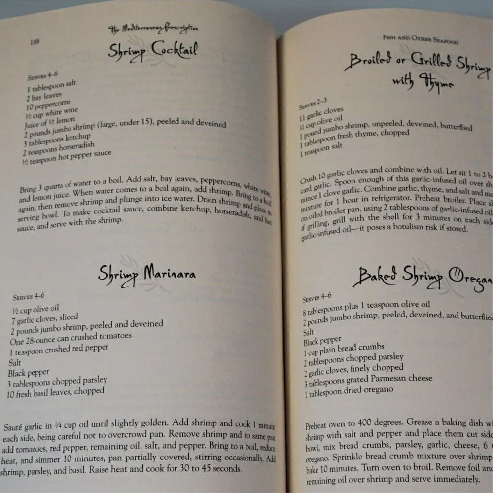 The Mediterranean Prescription Meal Plans Recipes to Help You Stay Slim 2006 HC